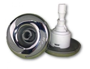 LA Spas Mini Storm Swirl Jet (With Logo) - Stainless Steel