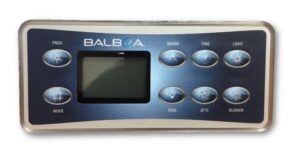 Balboa VL801D E8 Serial Deluxe Touchpad And Overlay