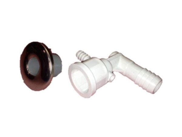 Pentair Euro Fixed Cyclone (Elbow Barb) Stainless Steel