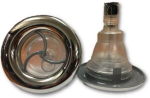 Rising Dragon 5" Single Jet Stainless Steel And Grey (Clear)
