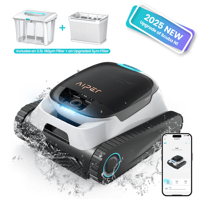 Aiper Scuba N1 Plus Cordless Robotic Pool Cleaner