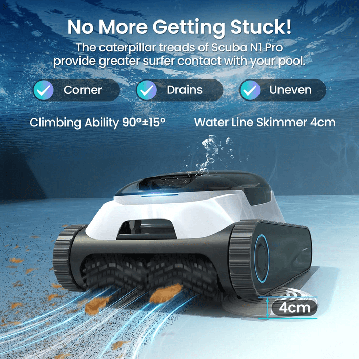 Aiper Scuba N1 Plus Cordless Robotic Pool Cleaner