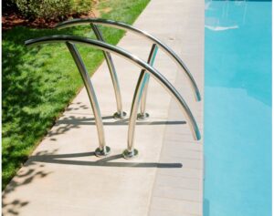 Pool rail installation in Ocala, Fl
