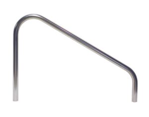 SR Smith deck mounted stainless steel pool stair rail