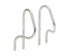 SR Smith Pretzel Bend stainless steel pool handrail in Ocala, FL.